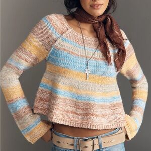 NWT Anthropologie Pilcro Cotton Blend Sweater Size Medium